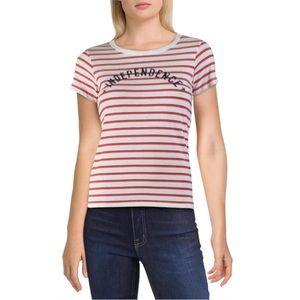 Alternative Earth Red White & Blue Independence 4th of July Tee In Size Small